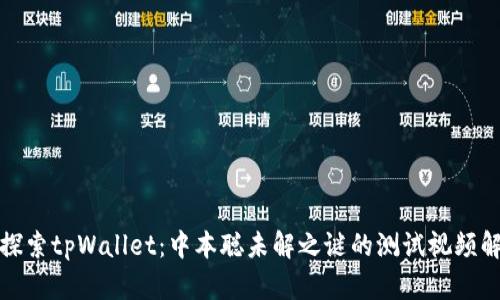 : 探索tpWallet：中本聪未解之谜的测试视频解析